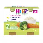 Carottes riz brocolis 190g dès 6 mois pas cher