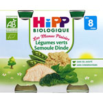 Légumes verts semoule dinde 190 g dès 8 mois pas cher