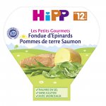 Fondue d'épinards pommes de terre saumon 230 g dès 12 mois pas cher