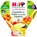 HIPP Cassolette de poulets aux petits l�gumes 260 g d�s 15 mois