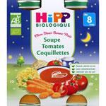 Mon diner bonne nuit soupe tomates coquillettes 20 cl dès 8 mo pas cher