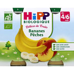 Délices de fruits bananes pêches 190 g dès 4 mois pas cher