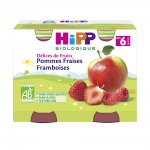 Pommes-fraises-framboises 190g dès 6 mois pas cher