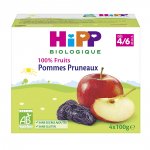 100% fruits pommes pruneaux 4 x 100 g dès 4 mois pas cher