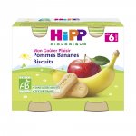 Pommes bananes biscuits 190 g dès 6 mois pas cher