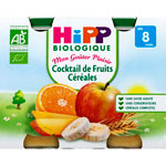 Cocktail de fruits céréales 190 g dès 8 mois pas cher