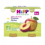 Pommes pêches 190 g dès 4 mois pas cher