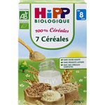 Petits déjeuners 100% céréales 7 céréales 250 g dès 8 mois pas cher