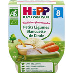 Petits légumes blanquette de dinde 190 g dès 8 mois pas cher