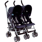 Poussette double twin swift marine 2011 pas cher