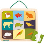 Jouet d'éveil bébé magneto puzzle happy animo' pas cher