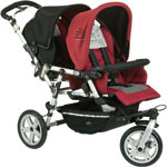 POUSSETTE POWERTWIN PRO J44 MOLTEN RED