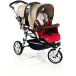 Poussette double powertwin pro sand pas cher