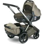 Poussette double twone duo avec matrix light earth pas cher
