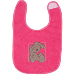 Bavoir medium lapidou fuchsia pas cher