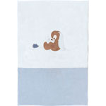 Couverture bébé100x75cm lapin rosy et emil pas cher