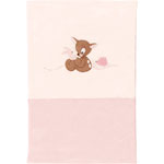 Couverture bébé 120x85cm faon rosy et emil pas cher