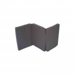 Matelas bébé supplémentaire pour lit pliant microfibre gris pas cher