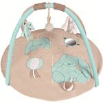 Tapis avec arches lapidou turquoise pas cher