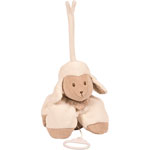 Peluche bébé musicale mouton cappuccino pas cher