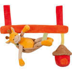 Jouets de lit bébé maxi toy girafe jungle pas cher