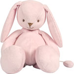 Peluche bébé médium musical lapin rosy et emil pas cher