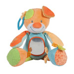 Peluche bébé mega chien 40 cm funny farmer pas cher