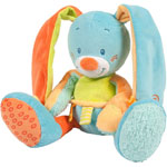 Peluche bébé lapin 28 cm funny farmers pas cher