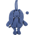 Doudou musical lapidou bleu royal pas cher