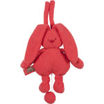 Doudou lapidou mini musical rouge pas cher