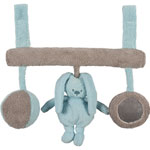 Jouets de lit bébé maxi toy lapidou turquoise pas cher