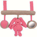 Jouets de lit bébé maxi toy lapidou fuchsia pas cher
