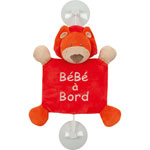 Signalétique bébé a bord lion jungle pas cher