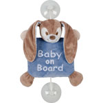 Signalétique bébé a bord bleu rosy et emil pas cher