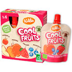 Cool fruits pommes fraises myrtilles 4 x 90 g dès 36 mois pas cher