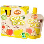 Cool fruits pommes poires 4 x 90 g dès 36 mois pas cher
