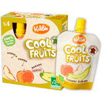 Cool fruits pommes bananes 4 x 90 g dès 36 mois pas cher