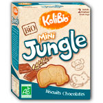 Biscuit mini jungle (2 sachets x 80 g) 160 g (kalibio) pas cher