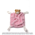 Doudou plume ours rose pas cher