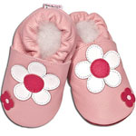 Chaussons bébé fleur rose daisy pas cher