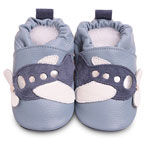 Chaussons bébé avion bleu pas cher