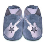 Chaussons bébé guitare silver pas cher