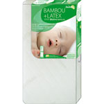 Matelas bébé 60 x 120 cm bambou latex soraya pas cher