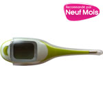 Thermomètre bébé digital flexible écran géant vert anis pas cher