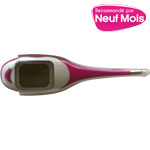 Thermomètre bébé digital flexible écran géant fushia pas cher