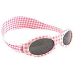 Lunette de soleil bébé banz pink check 0-2 ans pas cher