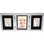 Cadre my first hand and foot impression argent pas cher