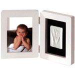 Cadre empreinte my frist print of fame blanc pas cher