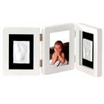 Cadre empreinte my first hand and foot blanc pas cher