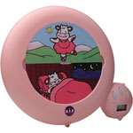 Veilleuse bébé réveil kid sleep classic rose pas cher